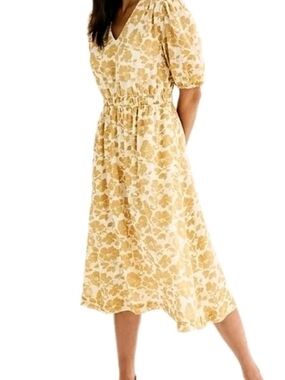 Draper James RSVP Jacquard Floral Midi Dress-sz XL
